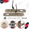 Door Handle Long Plate For Cylinder Insert Classic Patina 90