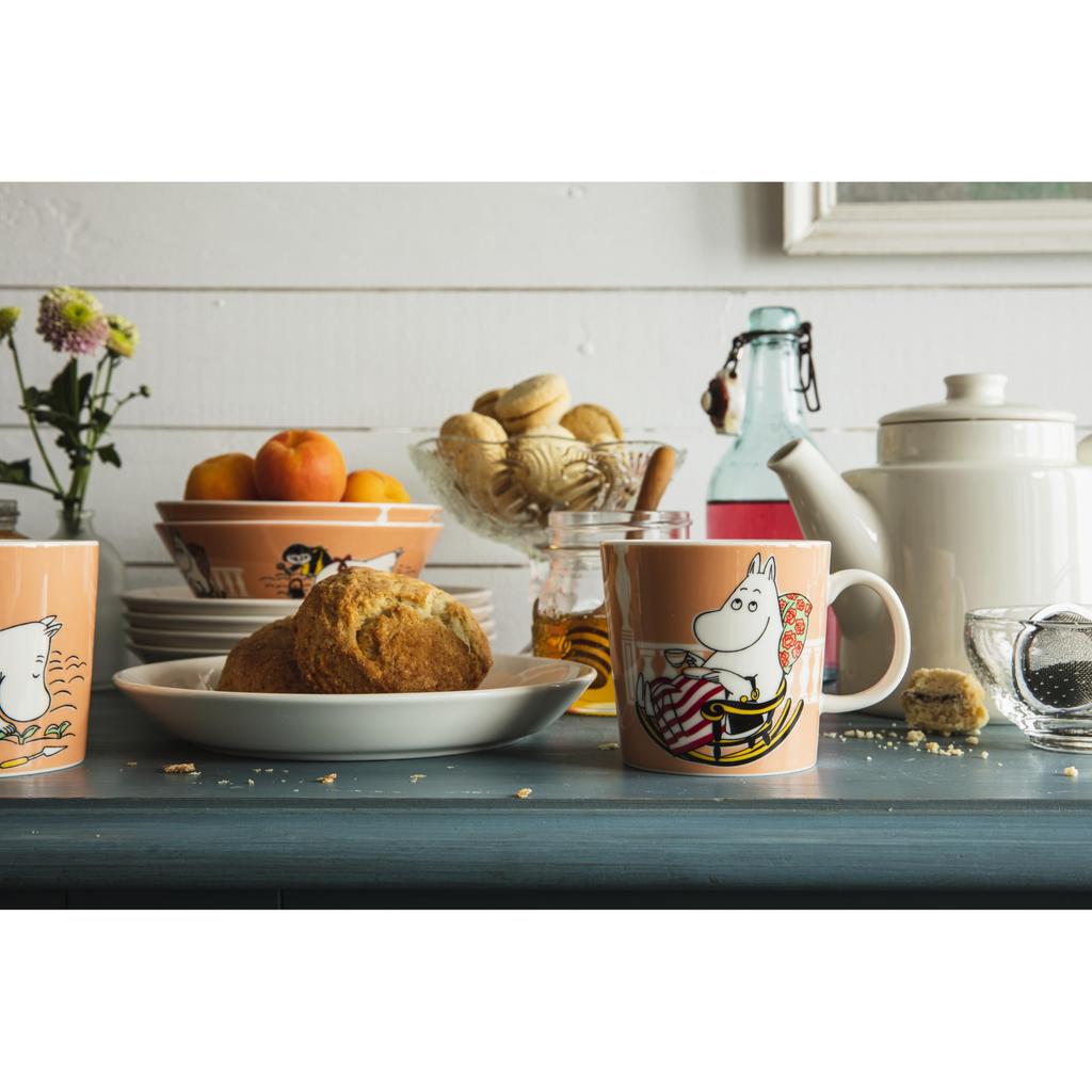 Moomin by ARABIA Classic Moominmamma 1057214 [Officially Imported] Bowl/Plate, 15cm, Marmalade,