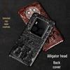 Honor Magic6 Ultimate/Pro Crocodile Skull Leather Phone Case