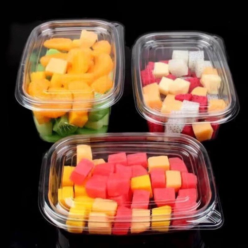 Disposable Transparent Fruit & Food Containers with Lids