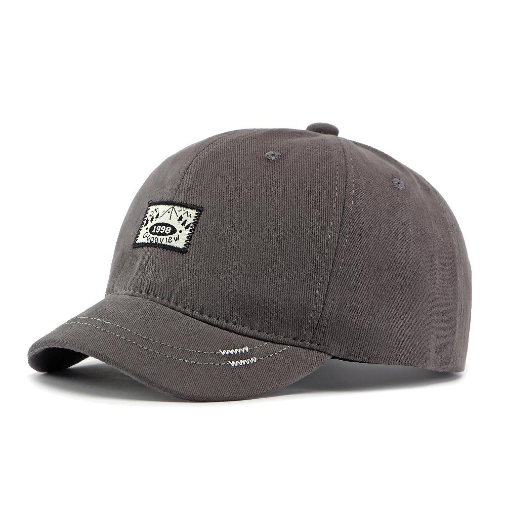 Cotton Short Brim Baseball Cap Unisex Outdoor Sunscreen Hat