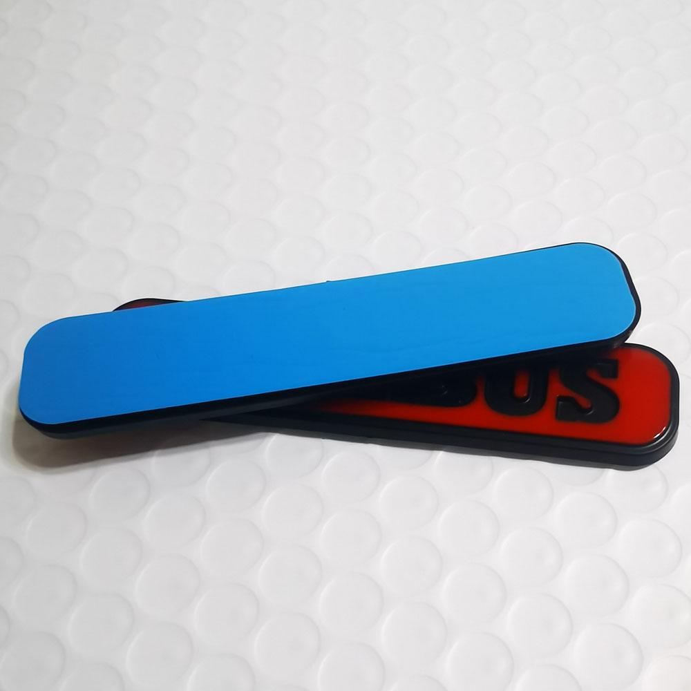 1pcs 9.6*2.1cm Red For BRABUS Sticker BRABUS Door Fender Sticker Trunk Sticker For Mercedes BRABUS W464 G800 W212 W463 W205 GLC