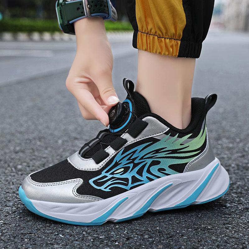 Breathable, Non-Slip Boys' Autumn Sports Shoes for Medium and Large Children