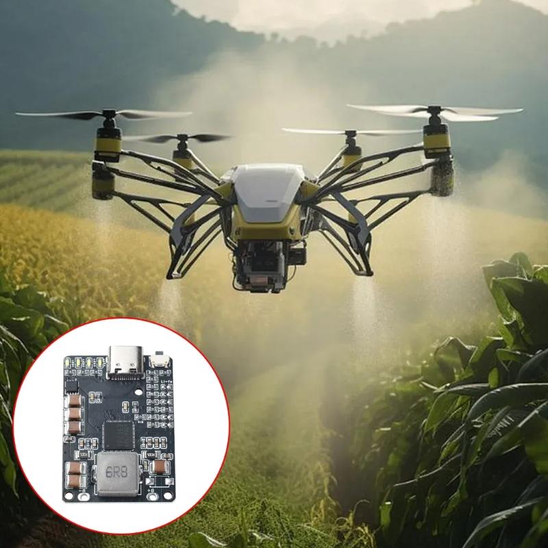 45W Small Battery Charges Discharger Module with LED Indicators & Multiple Defense for LiFePO4 Batteries