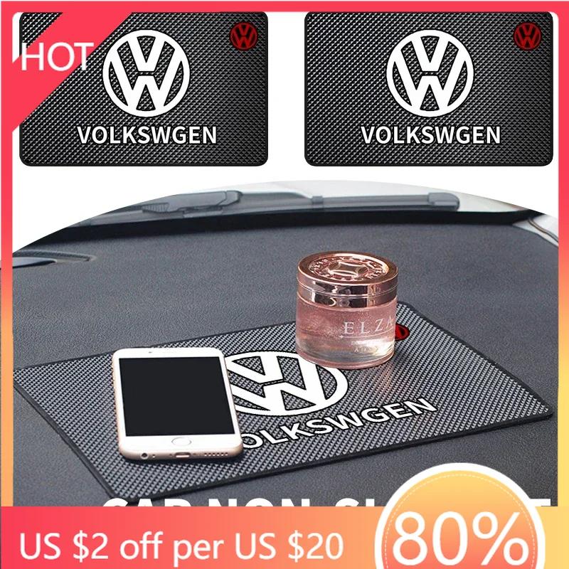 

2025 Hot Car Accessories Anti-Slip Pad Silica Gel Dashboard Phone Non-slip Mat For Volkswagen GTI R-Line R Polo T5 Golf Passat S