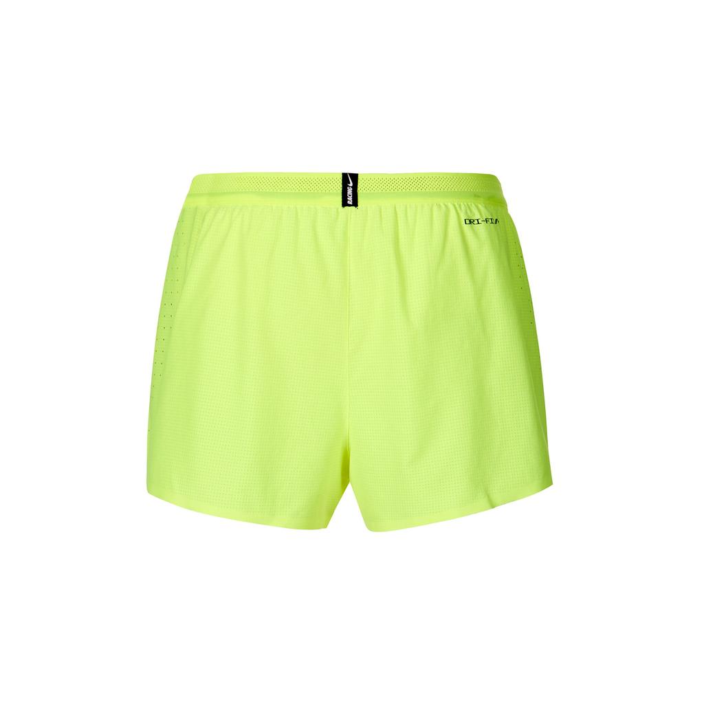 Nike Moisture-Wicking Solid Color Running Shorts Men Bottoms Fluorescent-Yellow CJ7838-702