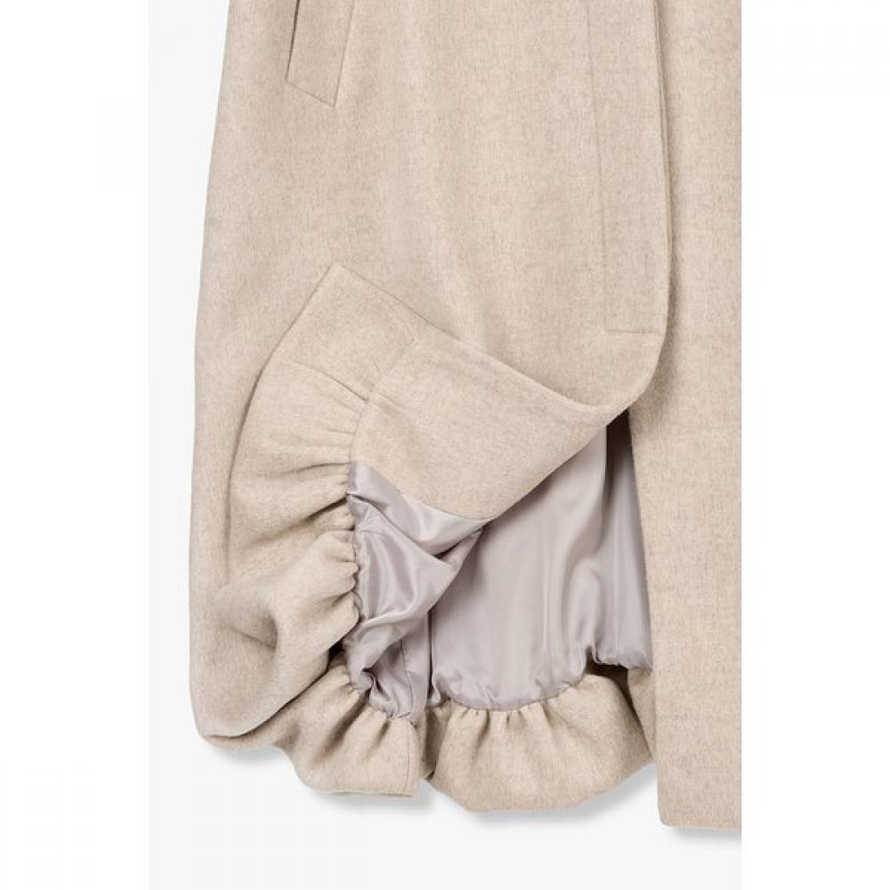 Studio Tomboy Wool Coat With Volume Hem  9105411223 