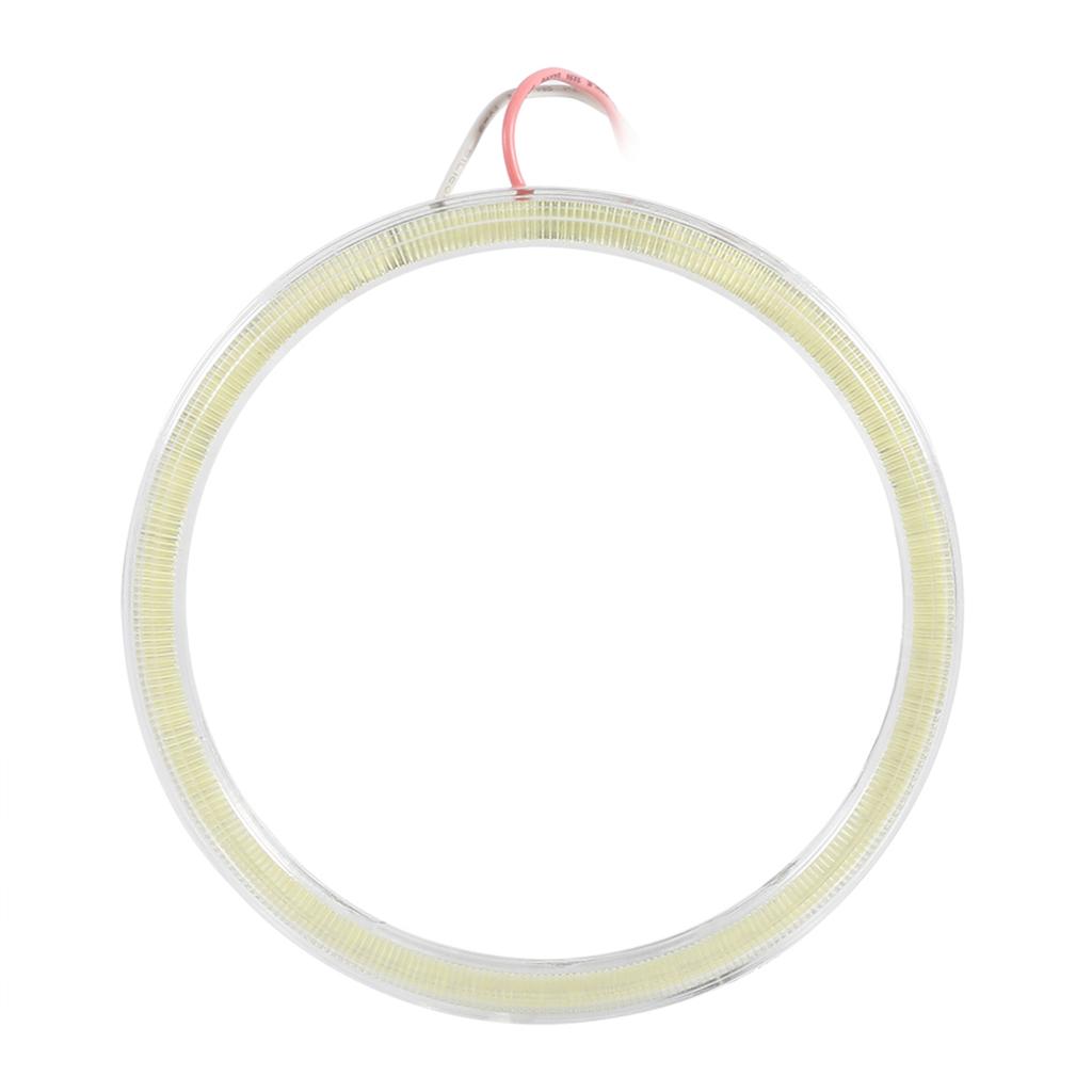 1 Çift Otomatik Halo Halkalar COB Çipli Far DRL LED Motosiklet Araba İçin 60mm