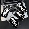 Devil Girl Silhouette Cool Shockproof Phone Case for iPhone 17 Air 16 16E 15 Pro Max 14 Plus 13 Mini 12 Back Cover Anti Fall Fun