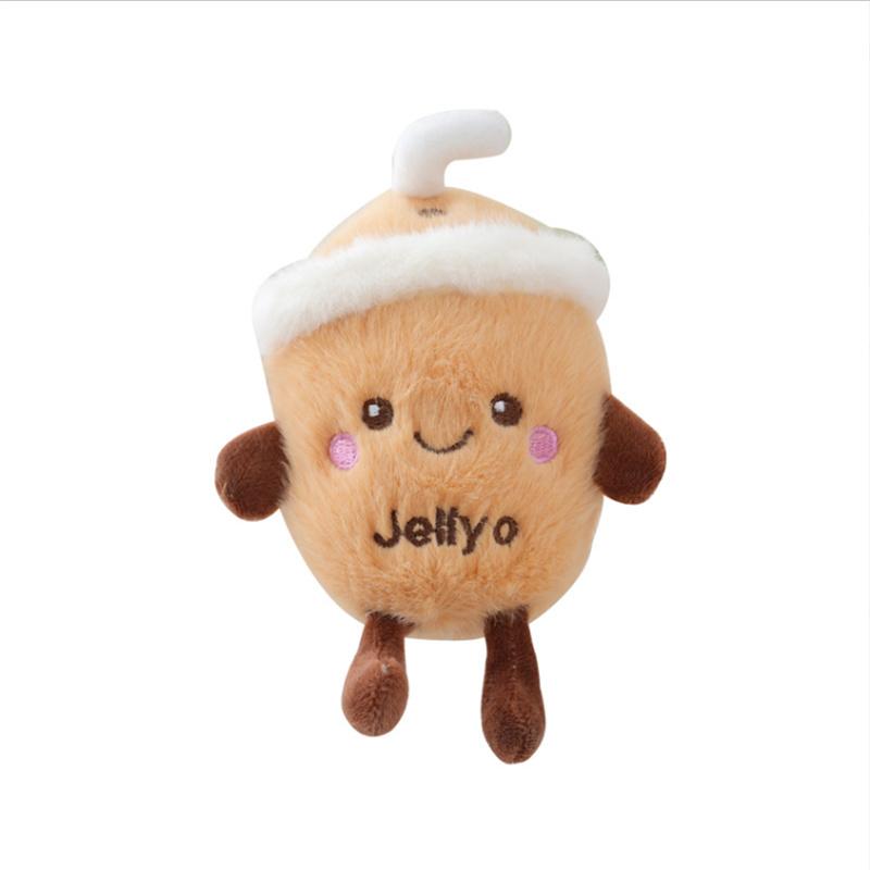 12cm Bubble Tea Plüschtier Milchshake-Tasse Design Weiche Kuscheltier-Puppe Plüschtiere Spielzeug Niedlicher Schlüsselanhänger Tasche Anhänger Kinderspielzeug Geburtstagsgeschenk