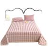 Plush Rabbit-Bed 3-Piece Set: Solid Color Duvet Cover & Rounded Corner Bed Sheet