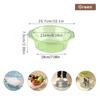 1Pcs Transparent Washbasin Dormitory Student Washbasin Portable Travel Plastic Basin Household Water Basin