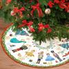 Nutcracker Christmas Tree Skirt Suitable For Home Christmas Indoor And Outdoor Decoration Christmas Tree Decoration