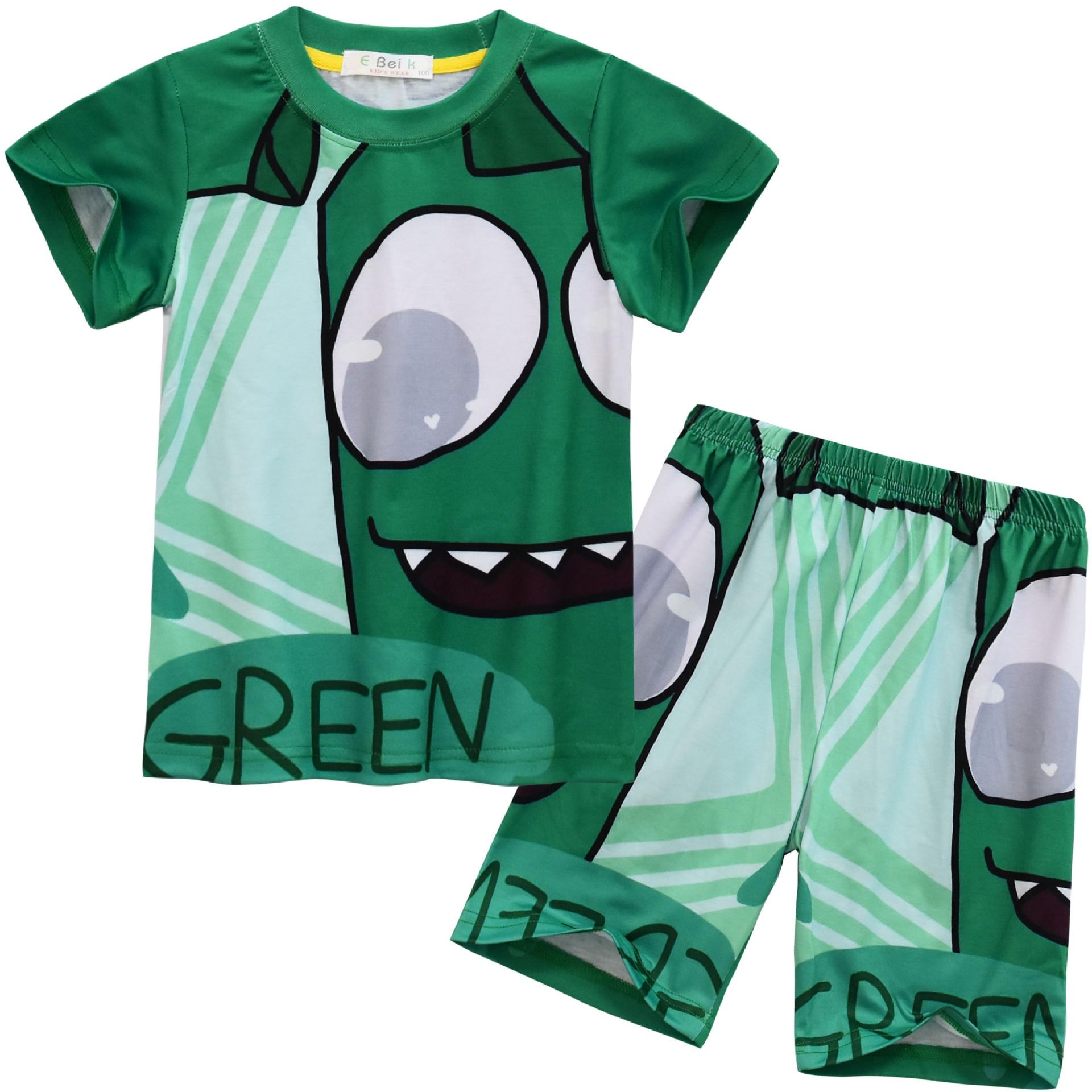 

Комплект пижам для мальчиков «Радуга друзья», летняя детская одежда с героями мультфильмов, детские пижамы, домашний костюм, костюм для детей от 4 до 9 лет 160