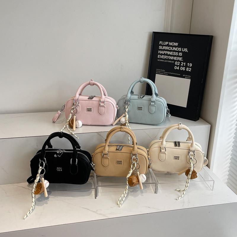Bag Pu Leather Small Crossbody Purse With Zipper Closure For Daily Use