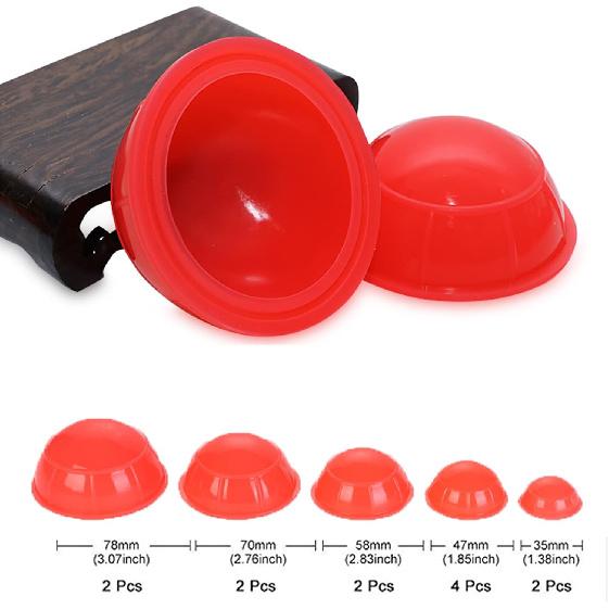 12 Piece Cupping Set Vacuum Cupping Therapy Set Stronger Suction for Myofascial Massage, Muscle, Nerve, Joint Pain Relief Facial Body Massage, Pain