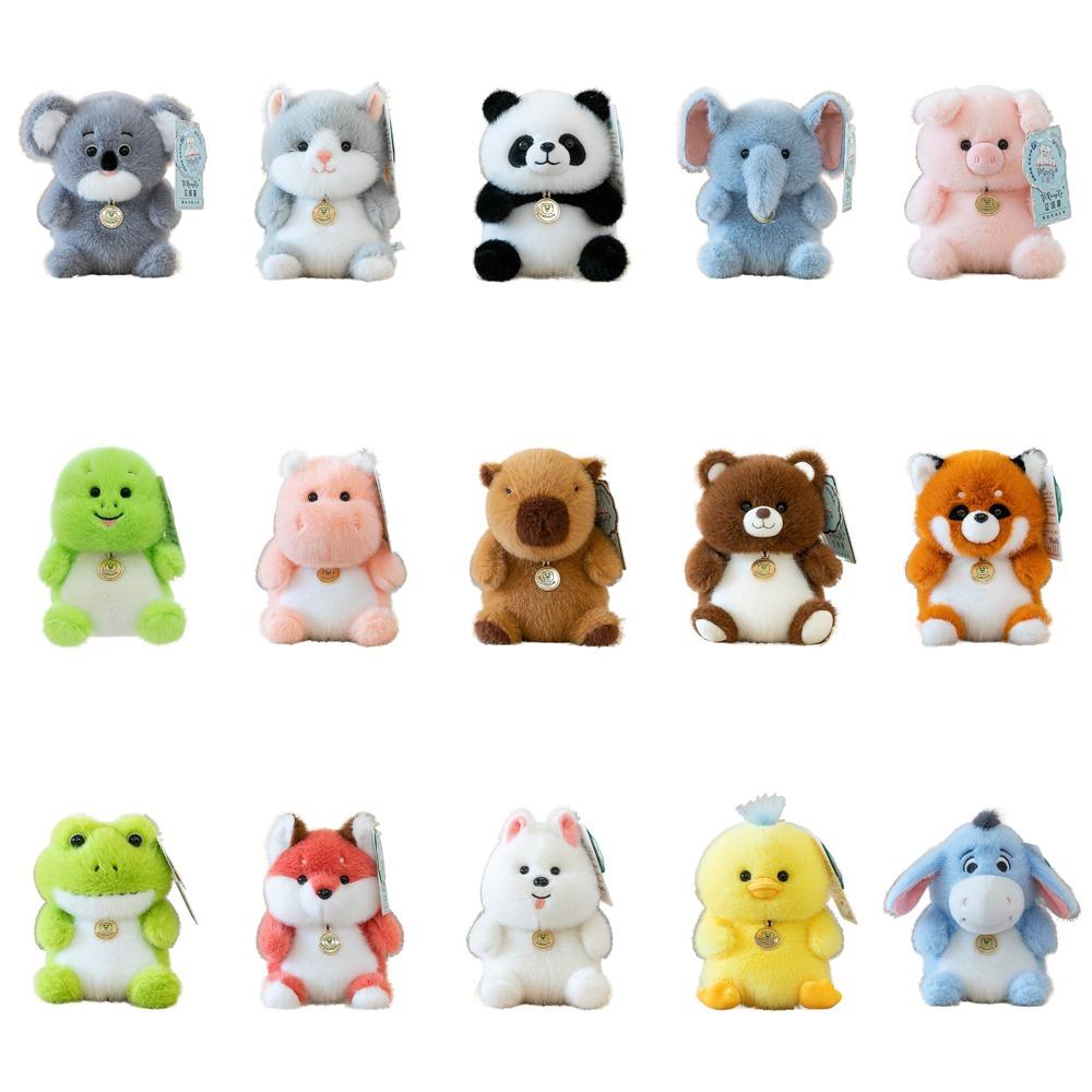 Animals Sitting Animals Plush Turtle Capybara Stuffed Toy Elephant Plush Doll Boys Girls