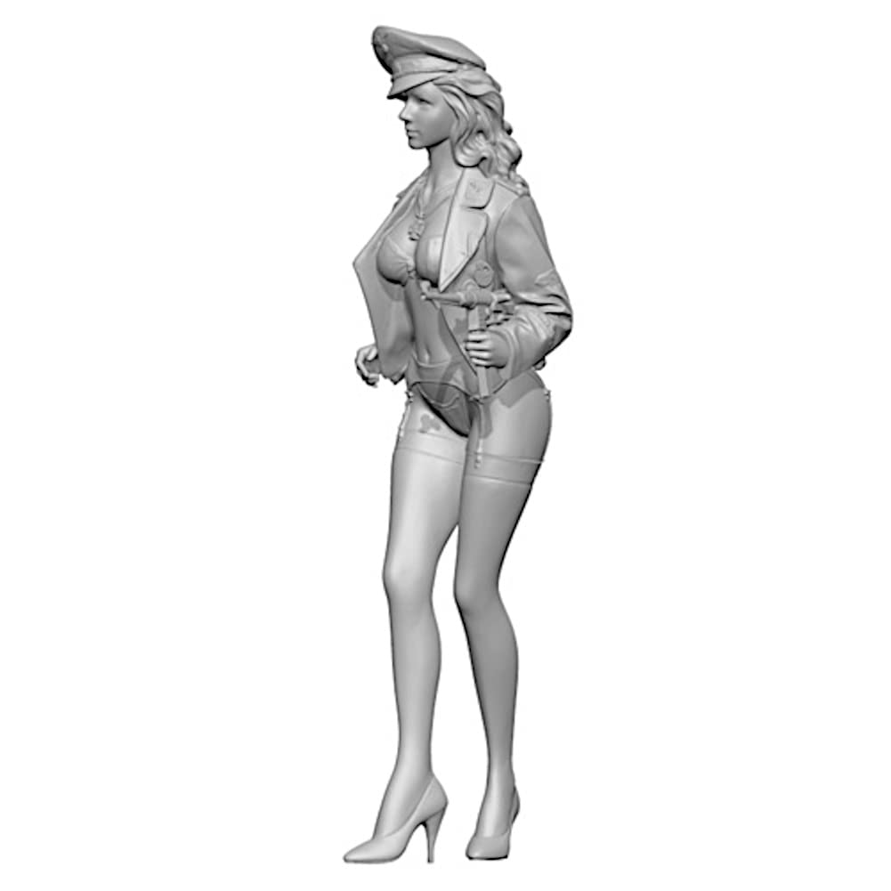 

Sol Модель Линда в форме Версия в шляпе Набор из смолы MM396 Отлитый цвет 1/35 Офицерский Офицерский