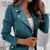 Fashion Warm Long Sleeve Jacket Women Autumn Winter Misfit Fringe Solid Women's Coats Slim Boyfriend Style Jackets Coat 17079 2025
