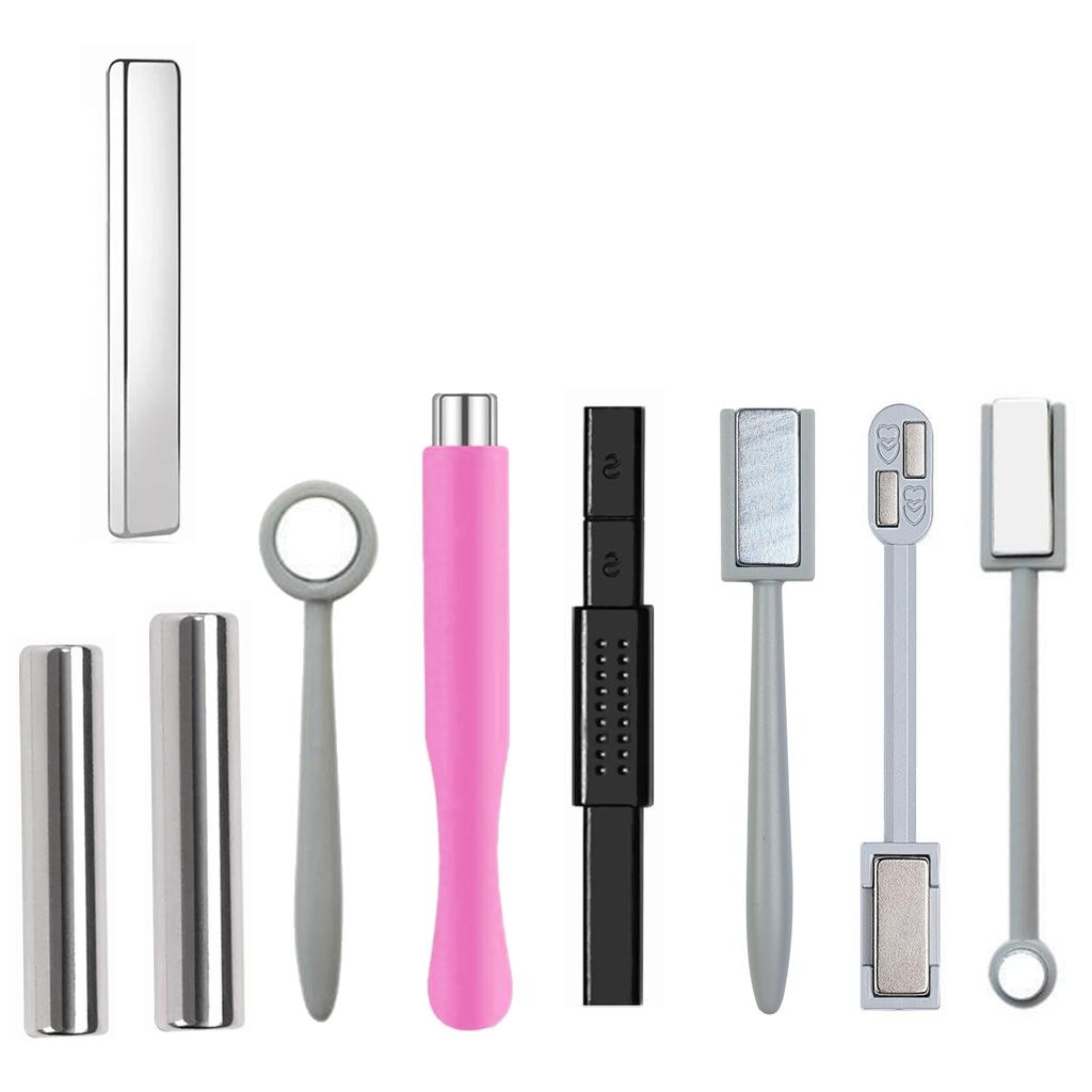 4/6/9x/Set Set di Strumenti Magnetici per Unghie Magnete Occhio di Gatto Bacchetta Magnetica Forte Smalti Occhio di Gatto Smalto per Unghie Magnetico per Smalto