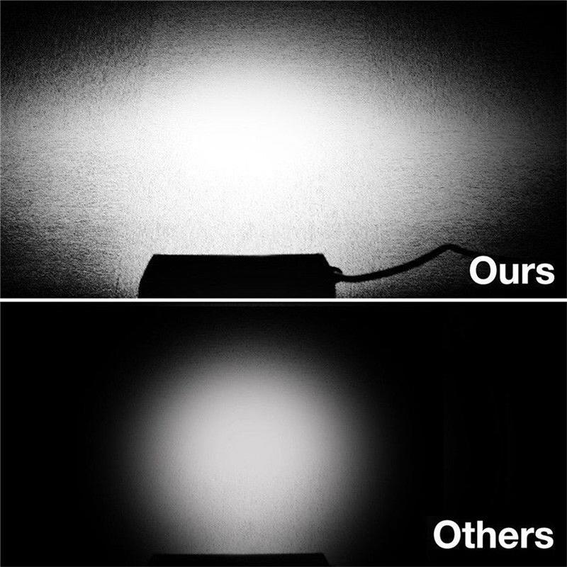 7 Inch 400W LED Work Light Bar Flood Spot Beam Offroad 4WD SUV Driving Fog Lamp