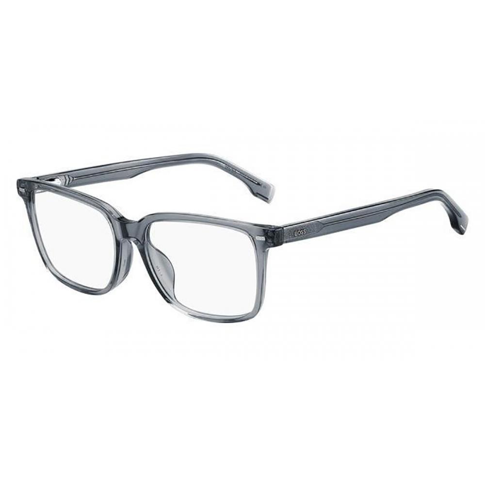 

Boss 1480 F Asian Fit Kb7 Men Eyeglasses Transp Teal Blue/55