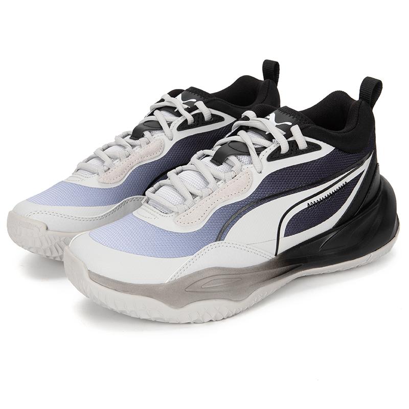Puma Playmaker Fade Syntetická kůže Pohodlné Sportovní Nízké Lifestyle Boty Unisex Teniska Černá Bílá 389328-02