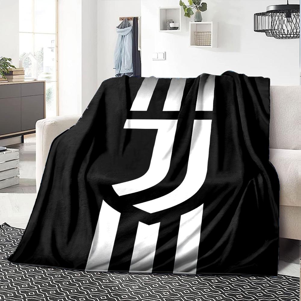 1pc Juventus Blanket, Gift, for Men and Women, Soft Blanket, Good for Sofa Bed Couch Travel, Lightweight Flannel Blanket