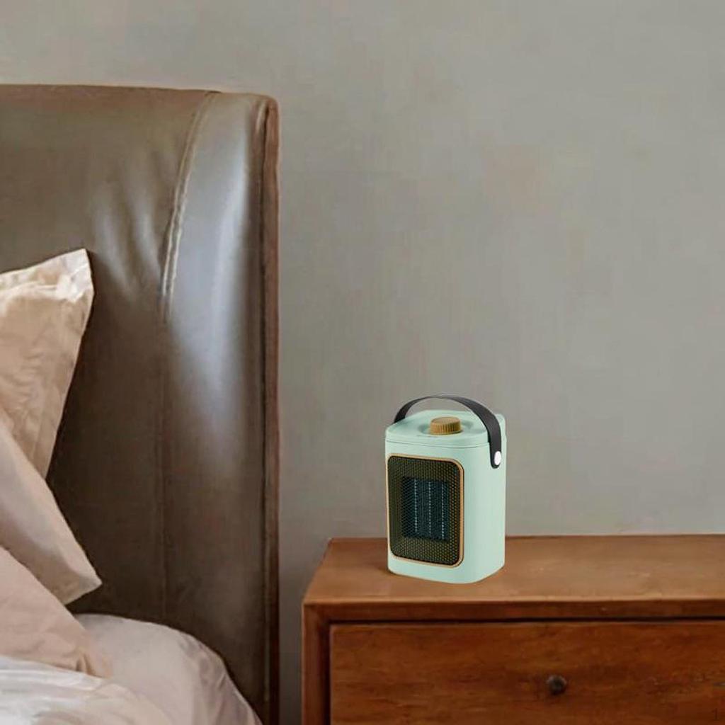 Încălzitor de spațiu PTC Ventilator de încălzire din ceramică cu putere mare pentru dormitor, baie, interior, alb