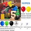 Red Green Blue Yellow Balloons Garland Arch Kit Latex Ballon Set Carnival Circus Toy Themed Party Birthday Decoration Air Globos