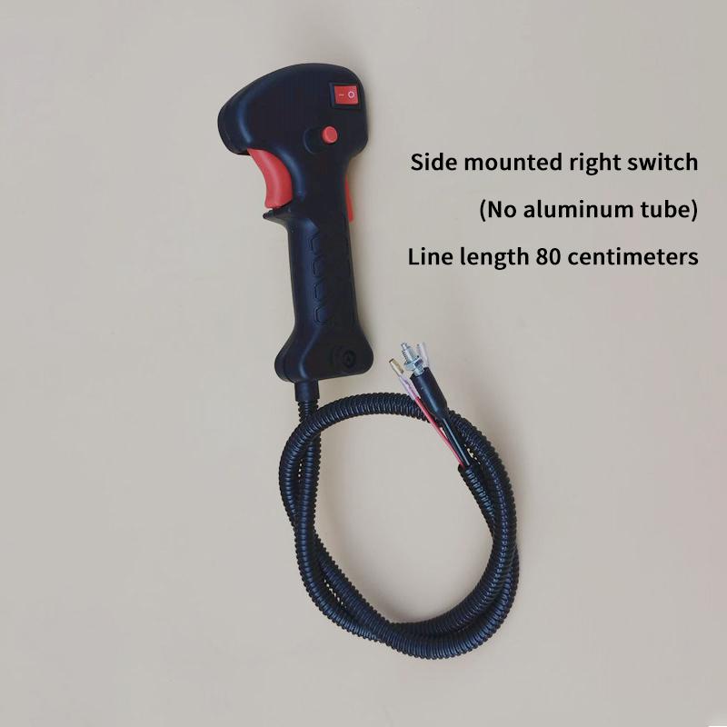 1 Set For Gasoline Brush Cutter Grass Trimmer Tube Handle Throttle Trigger Cable Manual Throttle Switch Assembly