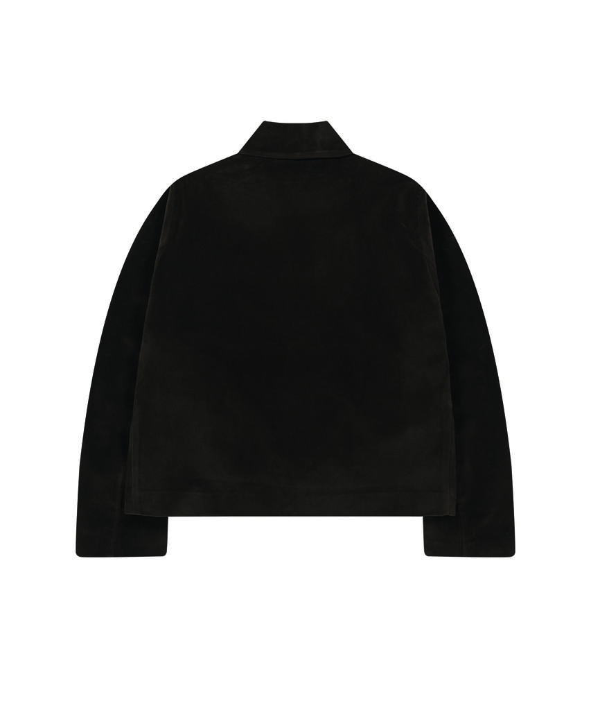 Endoor Suede Crop Jacket (Brown)
