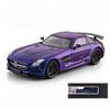 1/24 Benz SLS Amg Super Sports Car Alloy Diecast Model Metal Car Sound & Light Pull Back Collection Hobby Decorations Birthday