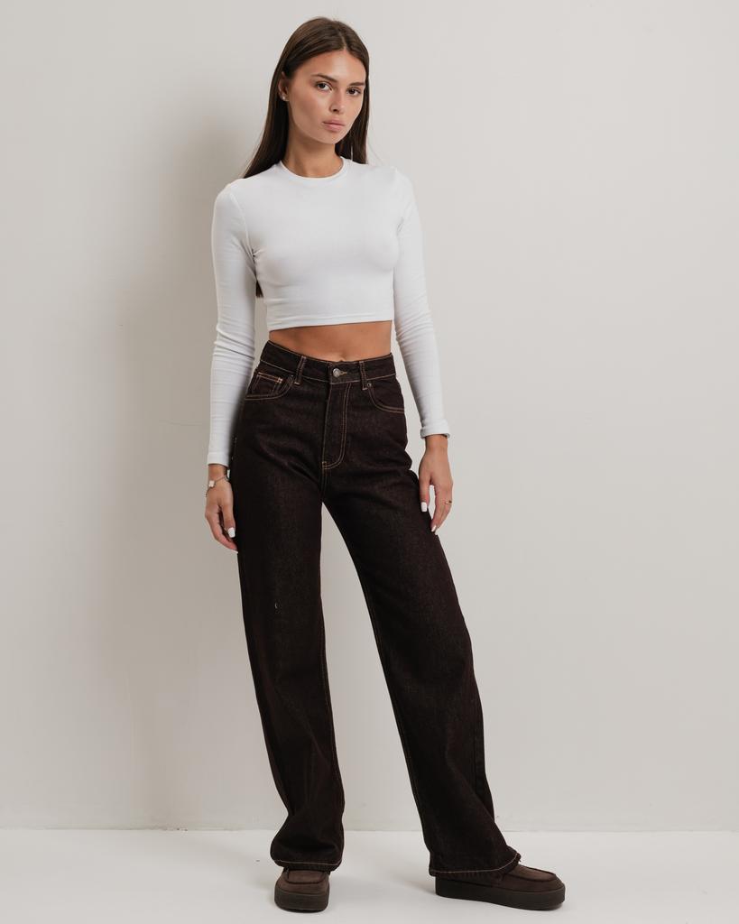 Women's Jeans It's Basic 4226 34 Brown