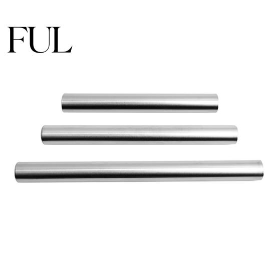 Rolling Pin Dough Reusable Food Grade Not Sticky Polished Long-lasting Labor-saving Stainless Steel Smooth Surface Making Kitchen for Roller