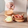 Japan Style Dipping Sauce Dishes Wood Plates Seasoning Dishes A