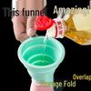 Mini Foldable Silicone Funnel for Household Use