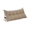 Headboard Triangular Pillow Back Support Headboard Cushion with Side Pocket Daybed Bolster Cushion with Removable Cover