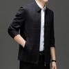 Stylová pánská klopová bunda - Podzim 2025 Business Casual Svrchní oblečení