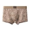 Ethnic Style Men's Pure Cotton Underwear Printed Flat Corner Underwear Summer Breathable Four Corner Underwear