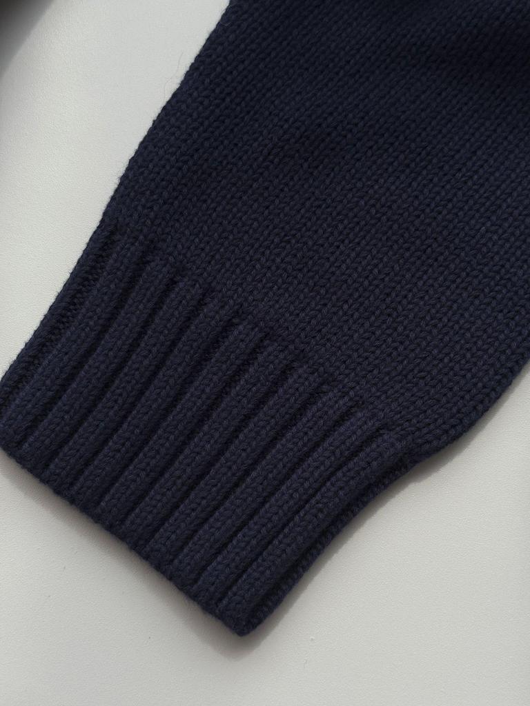 Mały Niedźwiedź 25. Rocznica Męska Dzianina z Czystej Bawełny z Haftem - Kolekcja Jesień/Zima