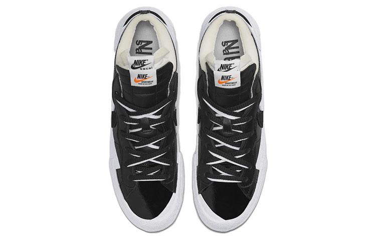 Nike X Sacai Blazer Low 'Black Patent' DM6443-001