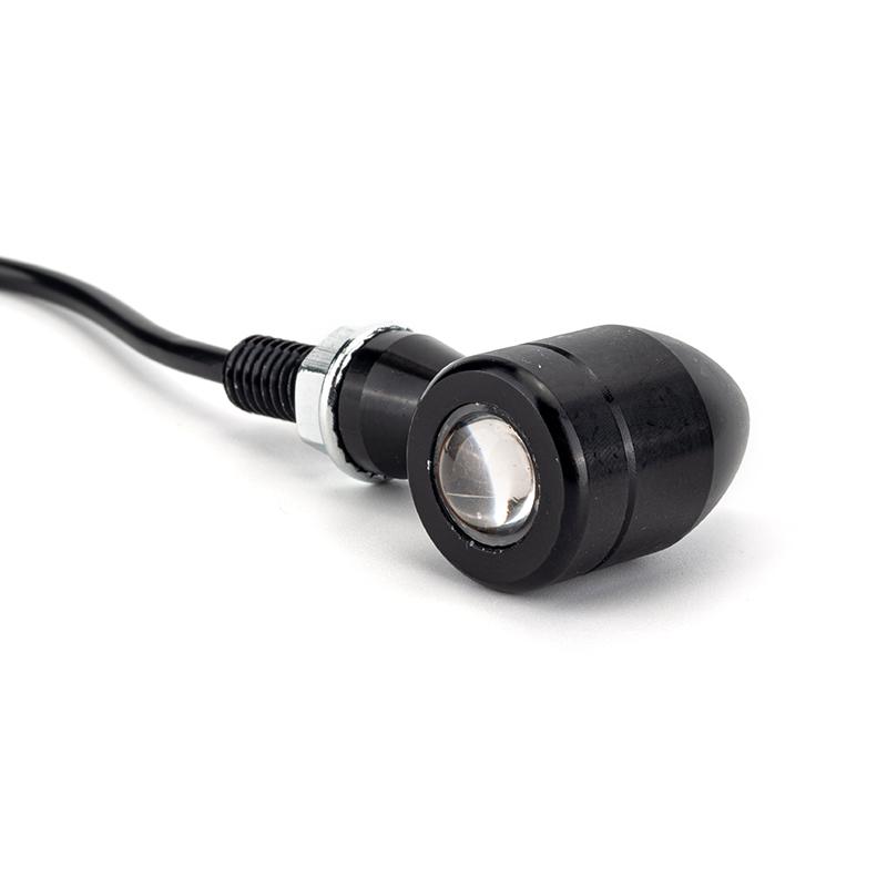 2Pcs Motorcycle Led Turn Signal Light Mini Bullet Moto Amber Flashing Light Indicator Led Signal Lamp For Cafe Racer