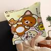 Cartoon R-Rilakkuma Cushion Cover Pillow Cover Decor Pillowcase Printed Cushion Case For Couch