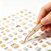 Cartoon Bear Print Lash Extension Tweezers  Hand Account Sticker Application