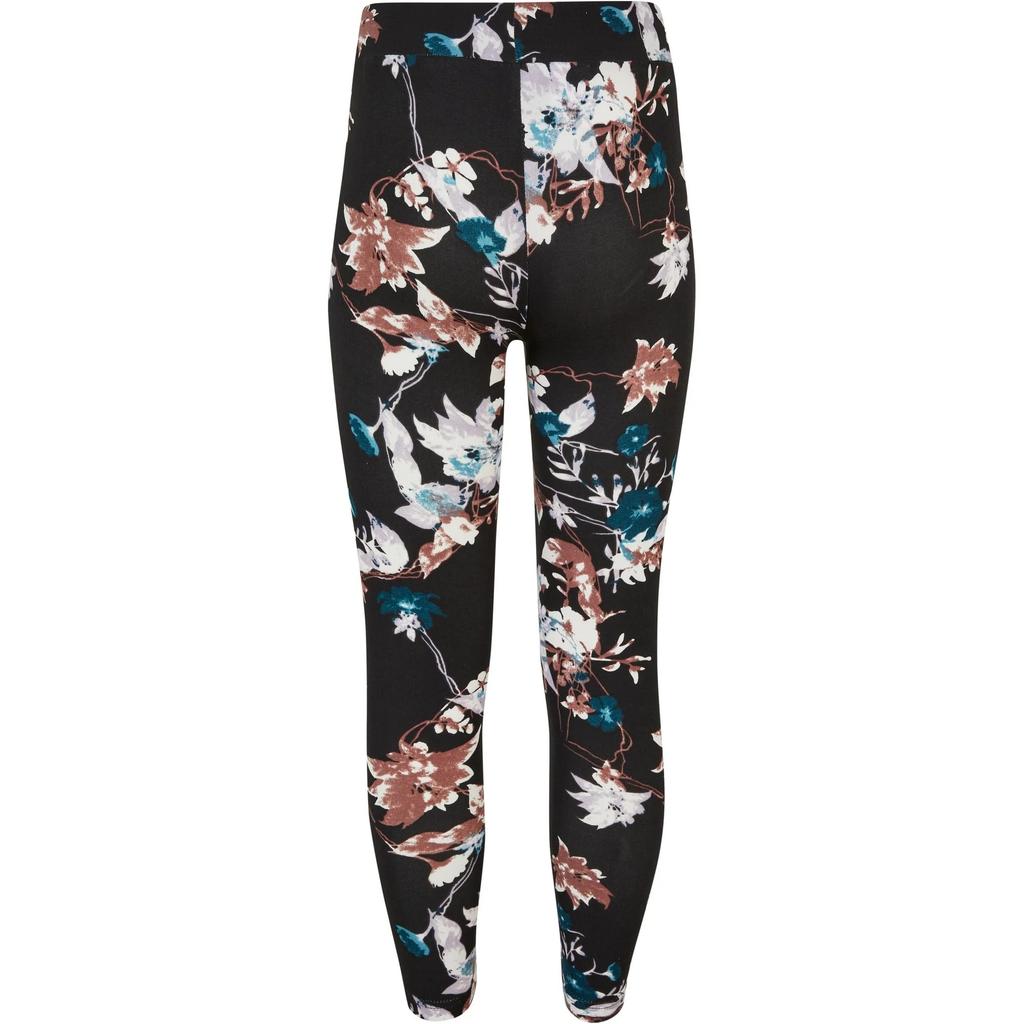 Urban Classics Girls Soft Flower All-Over Print Leggings
