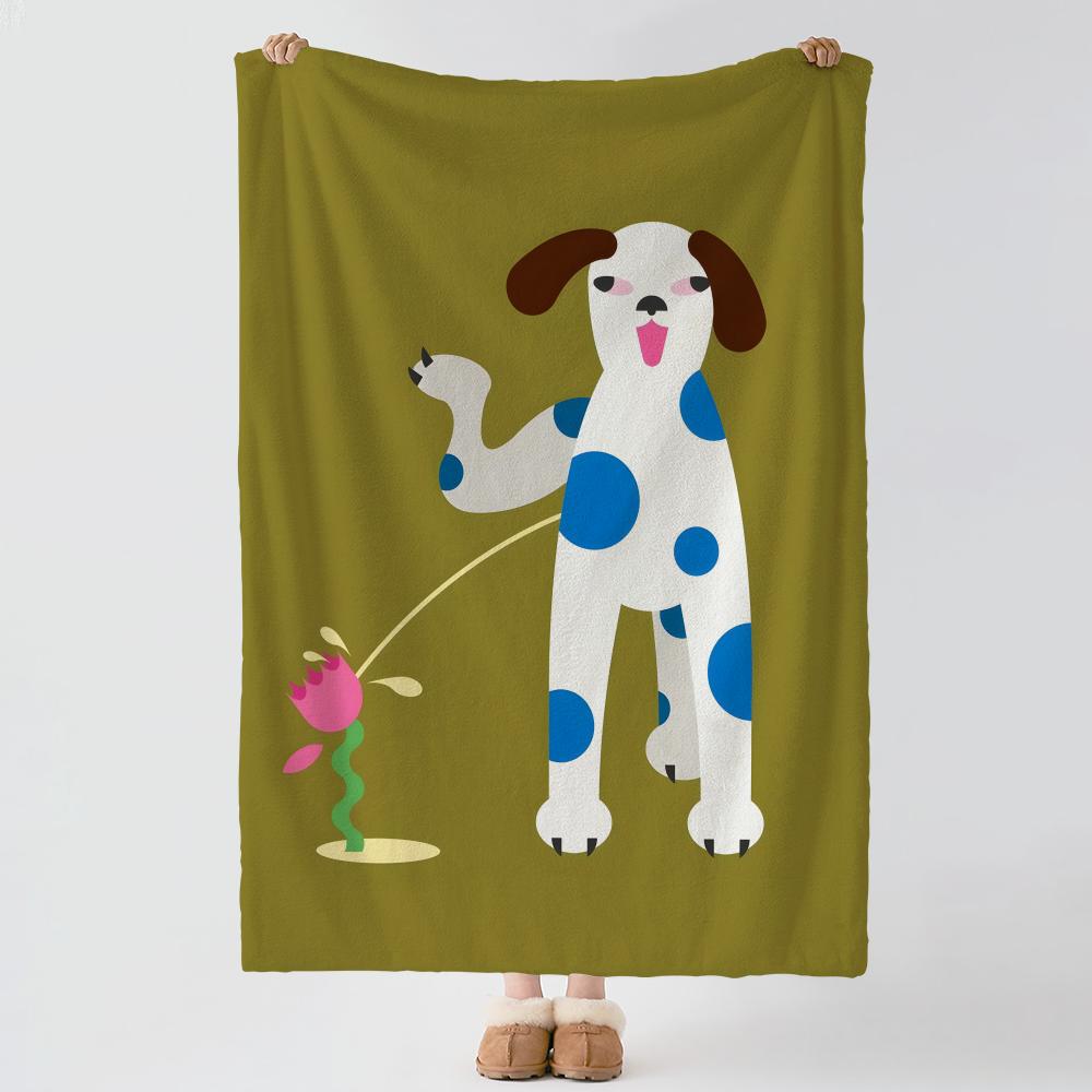 Artist A-Andy Huang-g Throw Thick Comfort Flannel Quilt, Multi-scene Use Indoor Outdoor Daily Nap