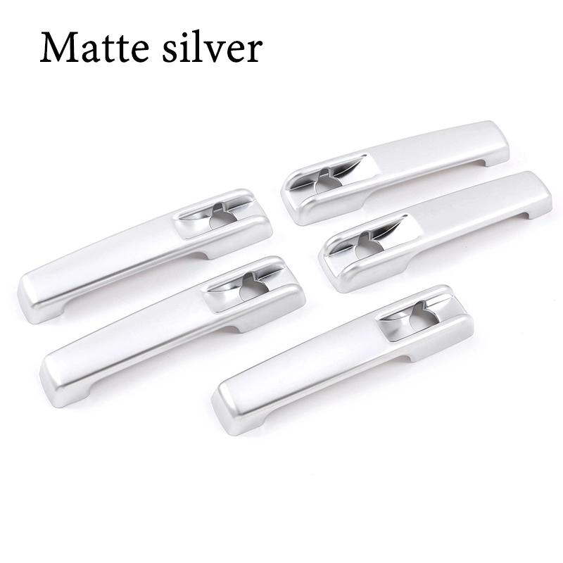 For Mercedes-Benz G Class W463a W464 G65 G350 2004-21 ABS Chrome Car Outer Door Handle Cover Door Bowl Protection Covers