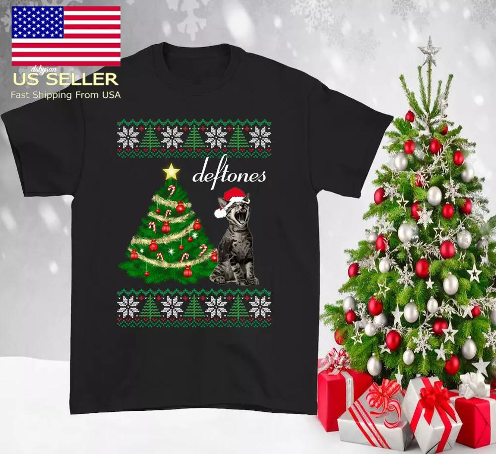 

NEW Deftones Band CHRISTMAS 2025 T SHIRT SIZE S-5XL Unisex T-Shirt Graphic Tee S