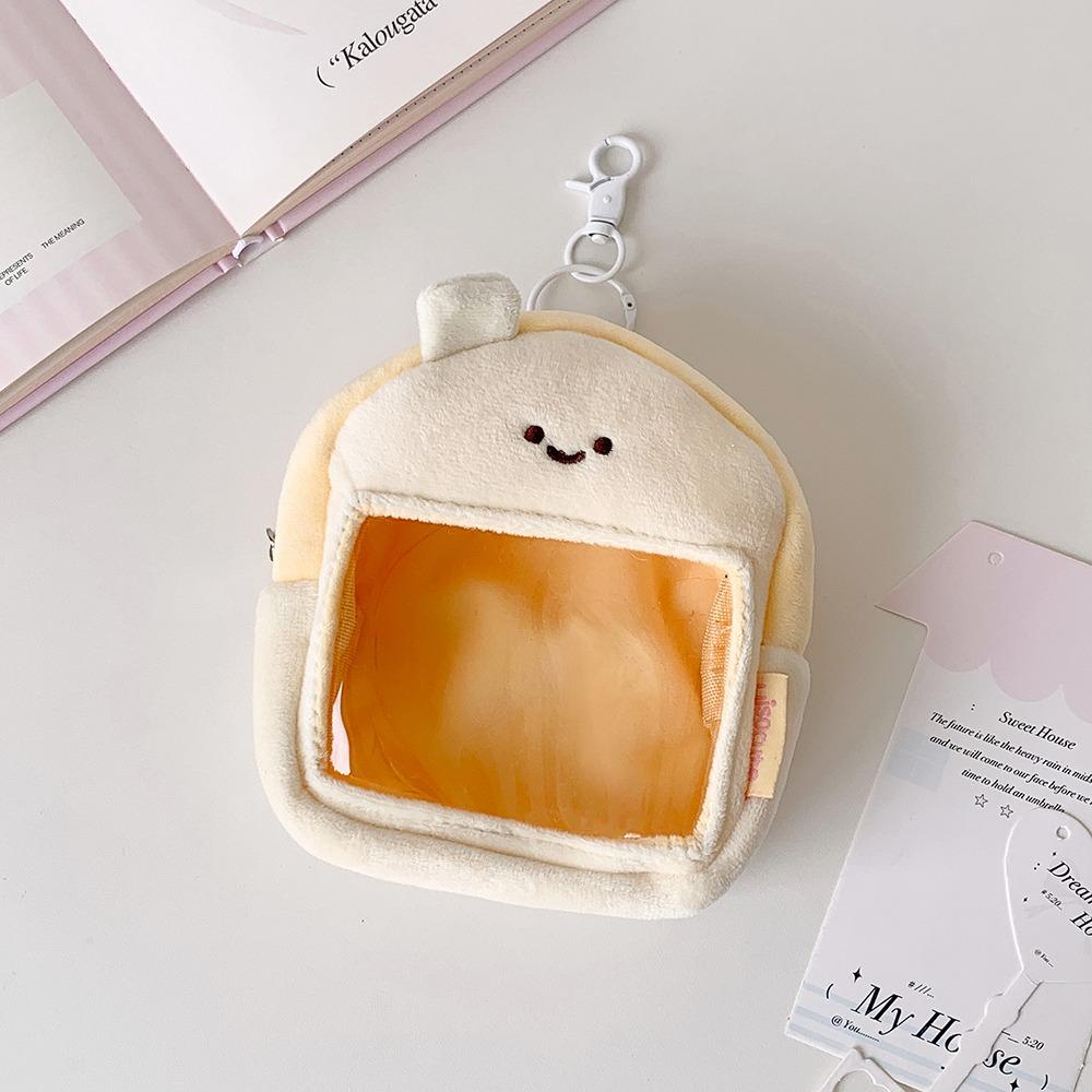 Plüschpuppen-Schutzhülle mit Klarsichtfenster Puppen-Display-Tasche Tragbare Hänge-Aufbewahrungstasche Geschenk